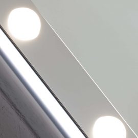 Specchio con luci moderno linea SP dettaglio
