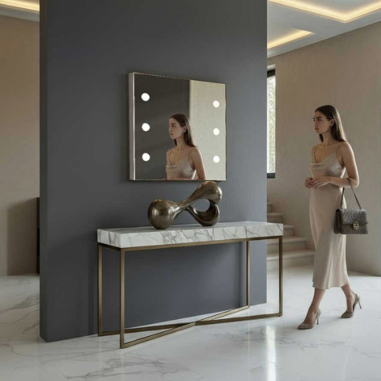 Specchio MDE07 - l'illuminazione ideale per un ingresso impeccabile